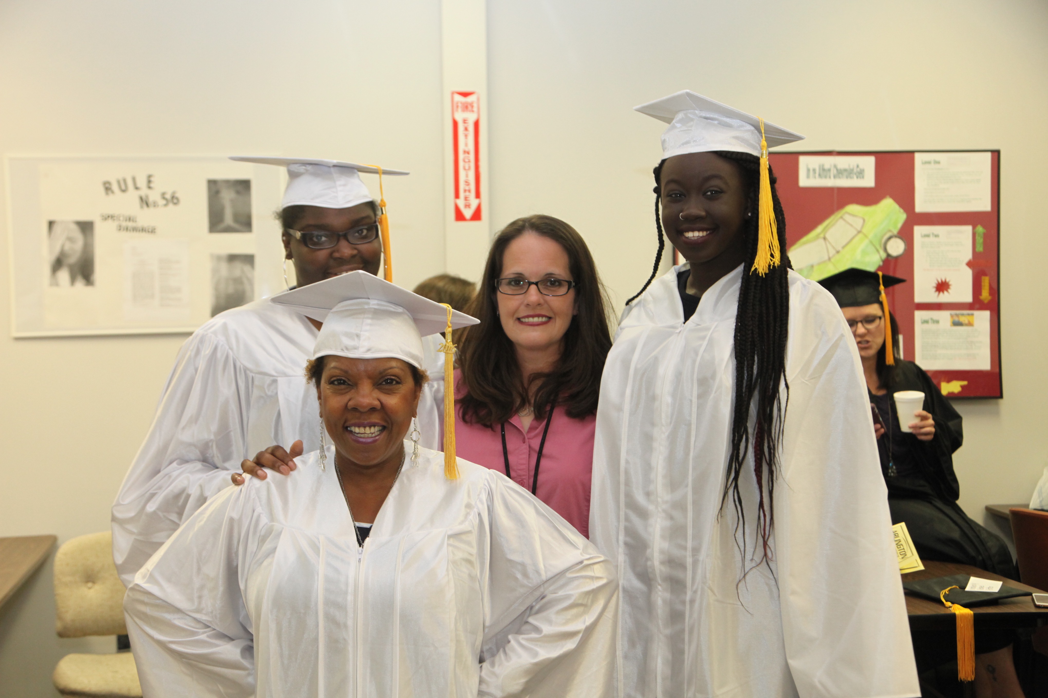 Graduates with Instructor